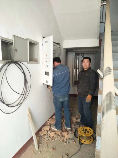 小區(qū)安裝電表箱